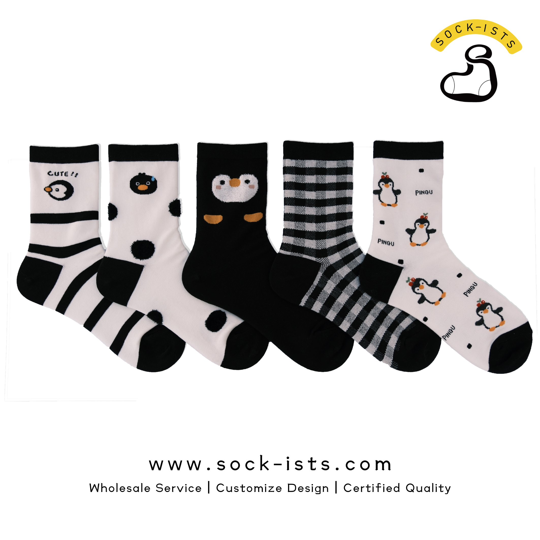 Designer Series - Penguin Themed Socks