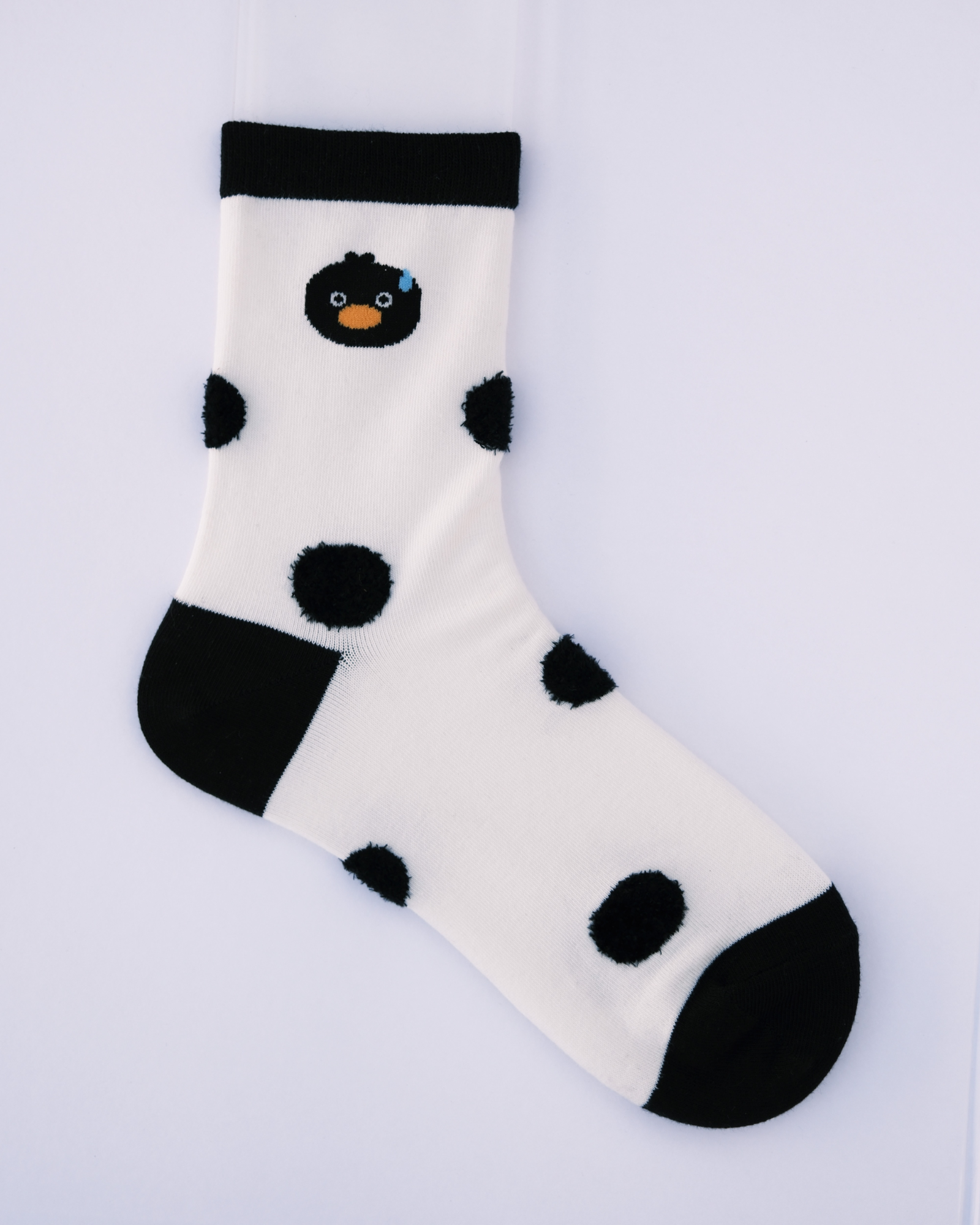 Buckle-Down Unisex Penguin Cartoon Crew Socks – Multicolor, One Size Fits Most